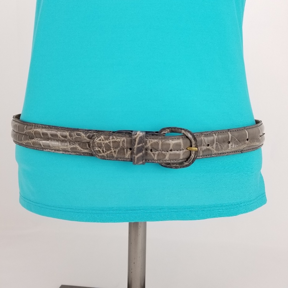 Oggi Womens Made In Italy Genuine American Alligat